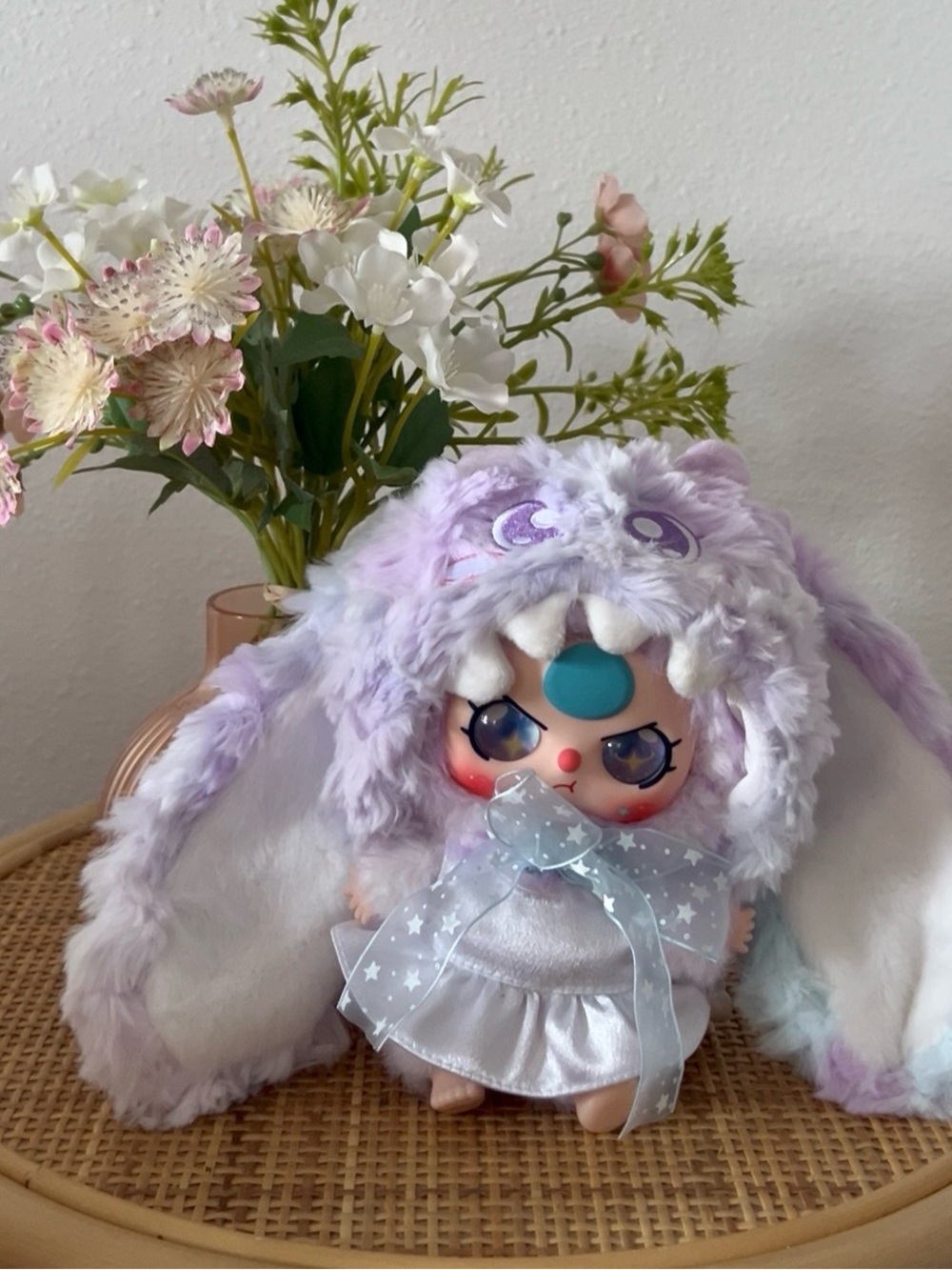 (CUSTOM) Jiimo Little Monster - Purple bunny + Baby three special eye faceplate